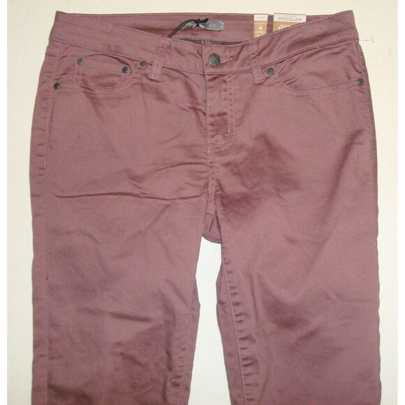 New NWT Womens 4 Prana Kayla Jeans Denim Dark Mauve Rose Pink Stretch Comfy 27 - Picture 4 of 6